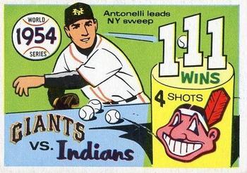 1970 Fleer World Series 051      1954 Giants/Indians#{(Johnny Antonelli)
